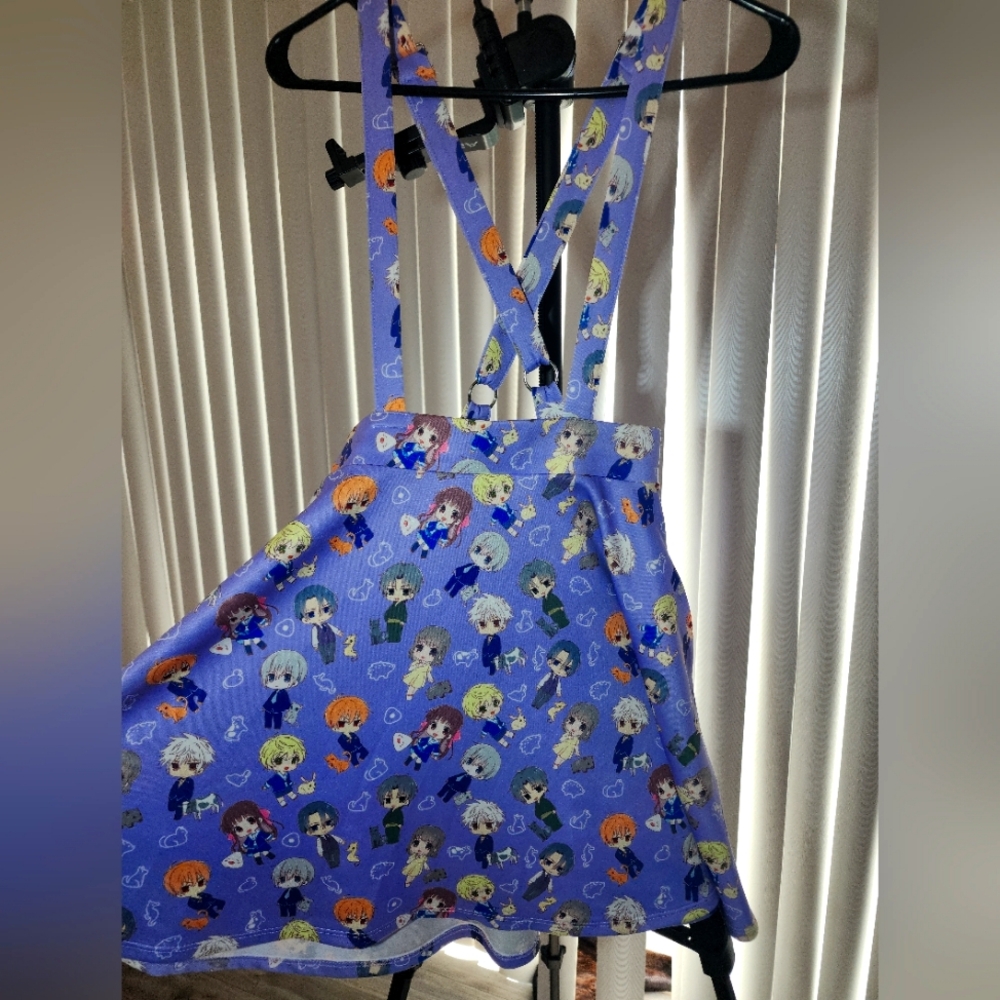 Fruit Basket Overall Skirt